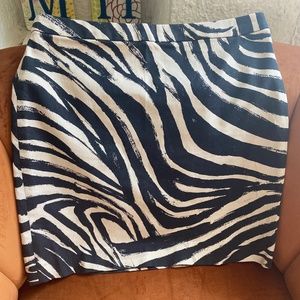 H&M Animal Print Miniskirt